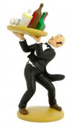 Tim und Struppi Figur: Nestor mit Tablett, 15 cm 