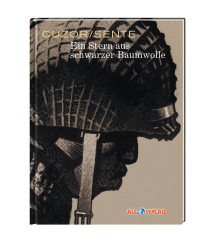 Ein Stern aus schwarzer Baumwolle 