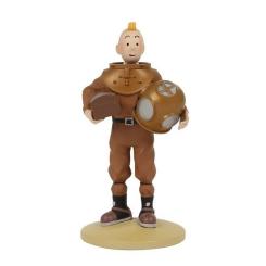 Tim und Struppi Figur: Tim als Taucher, 12 cm 