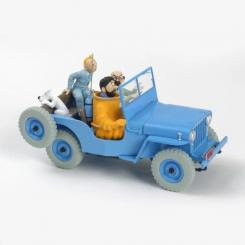 Die Fahrzeuge aus Tim und Struppi: blauer Jeep, 26 x  12cm 