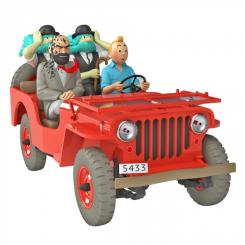 Die Fahrzeuge aus Tim und Struppi: roter Jeep, 26 x  12cm 