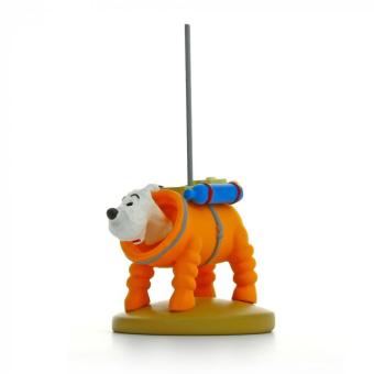 Tim und Struppi Figur: Struppi als Astronaut, 9 cm 