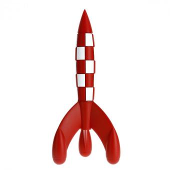Tim und Struppi Rakete, 17 cm 